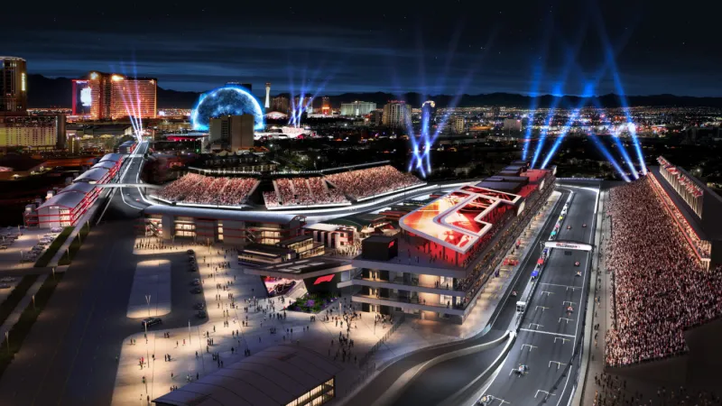 Las Vegas Formula 1 render