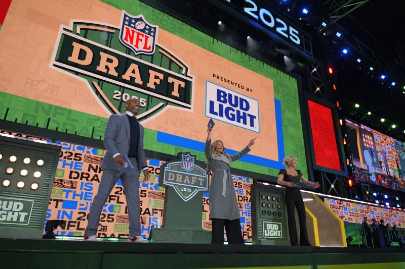 NFL Draft 2025, Green Bay WI. Event production photography by jack.martin.film.
